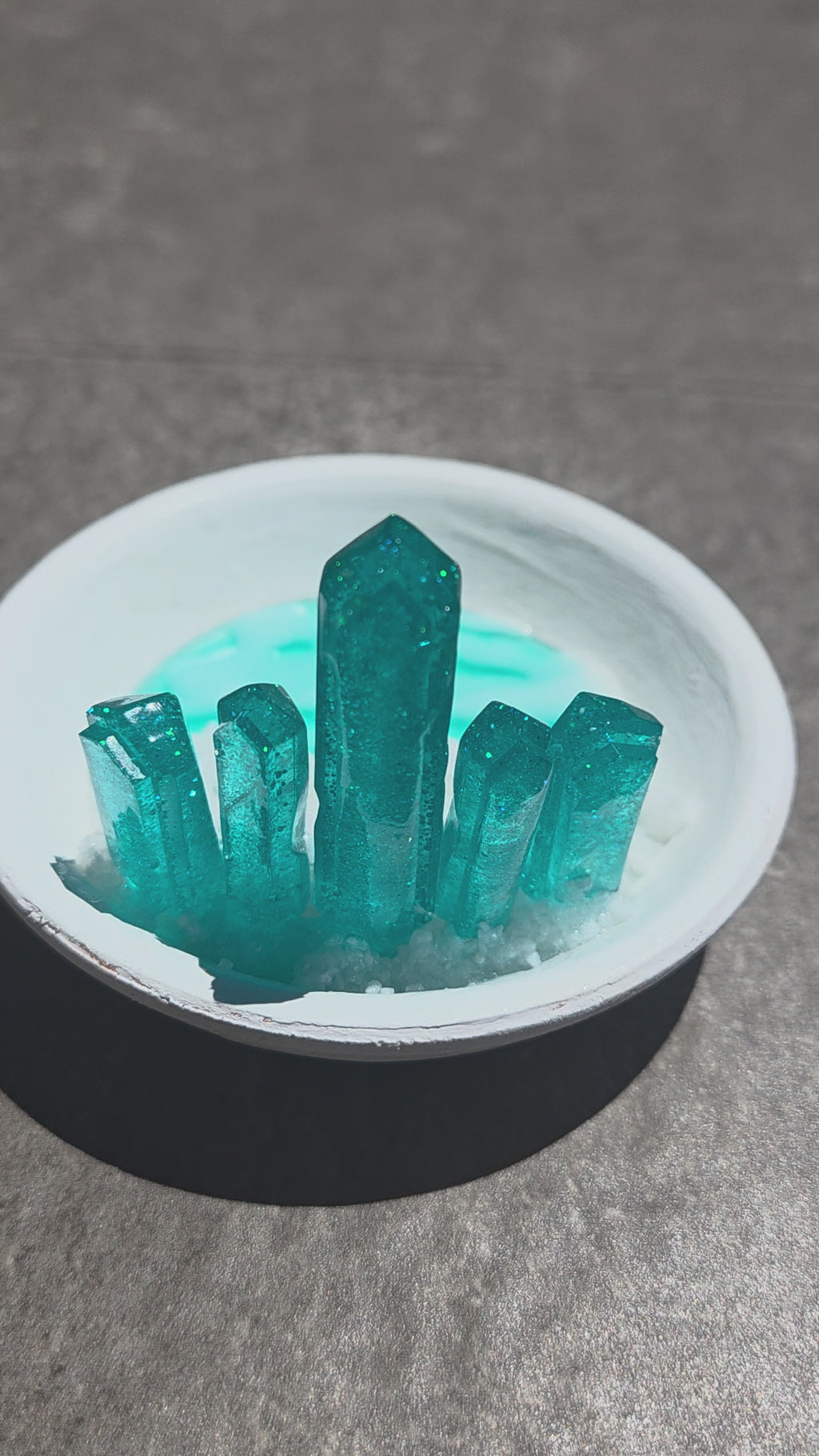 Resin Crystal Trinket Tray