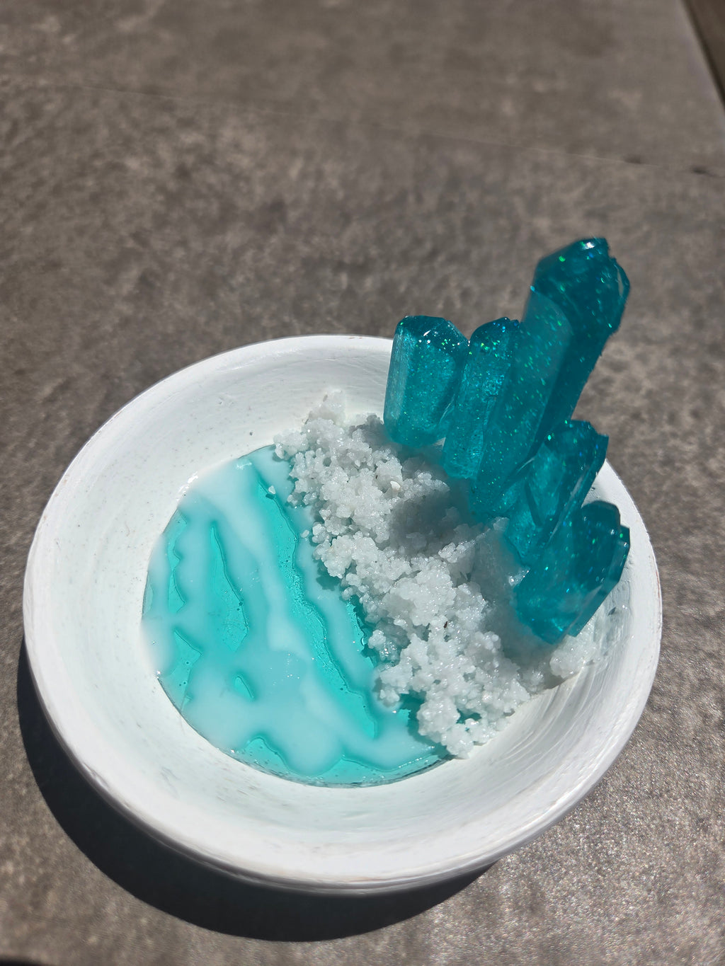 Resin Crystal Trinket Tray