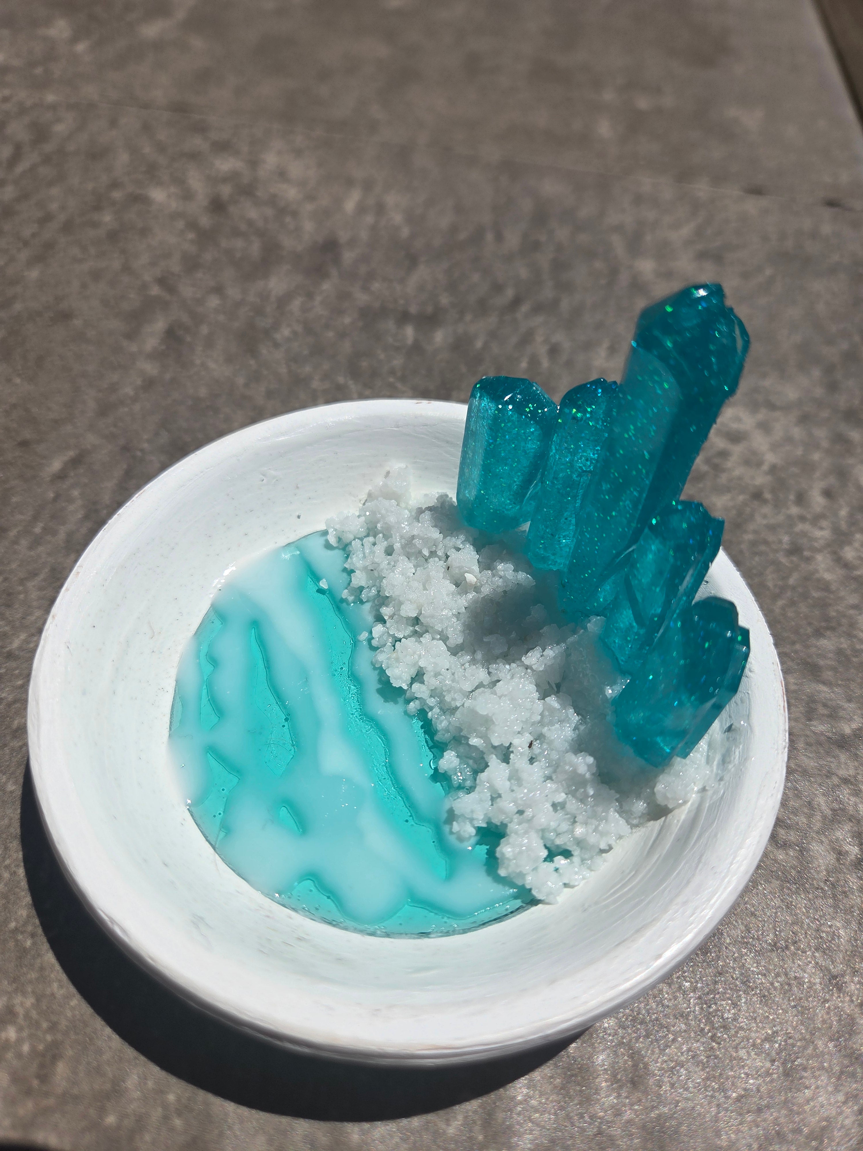 Resin Crystal Trinket Tray