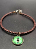 Green dragon eye bracelet