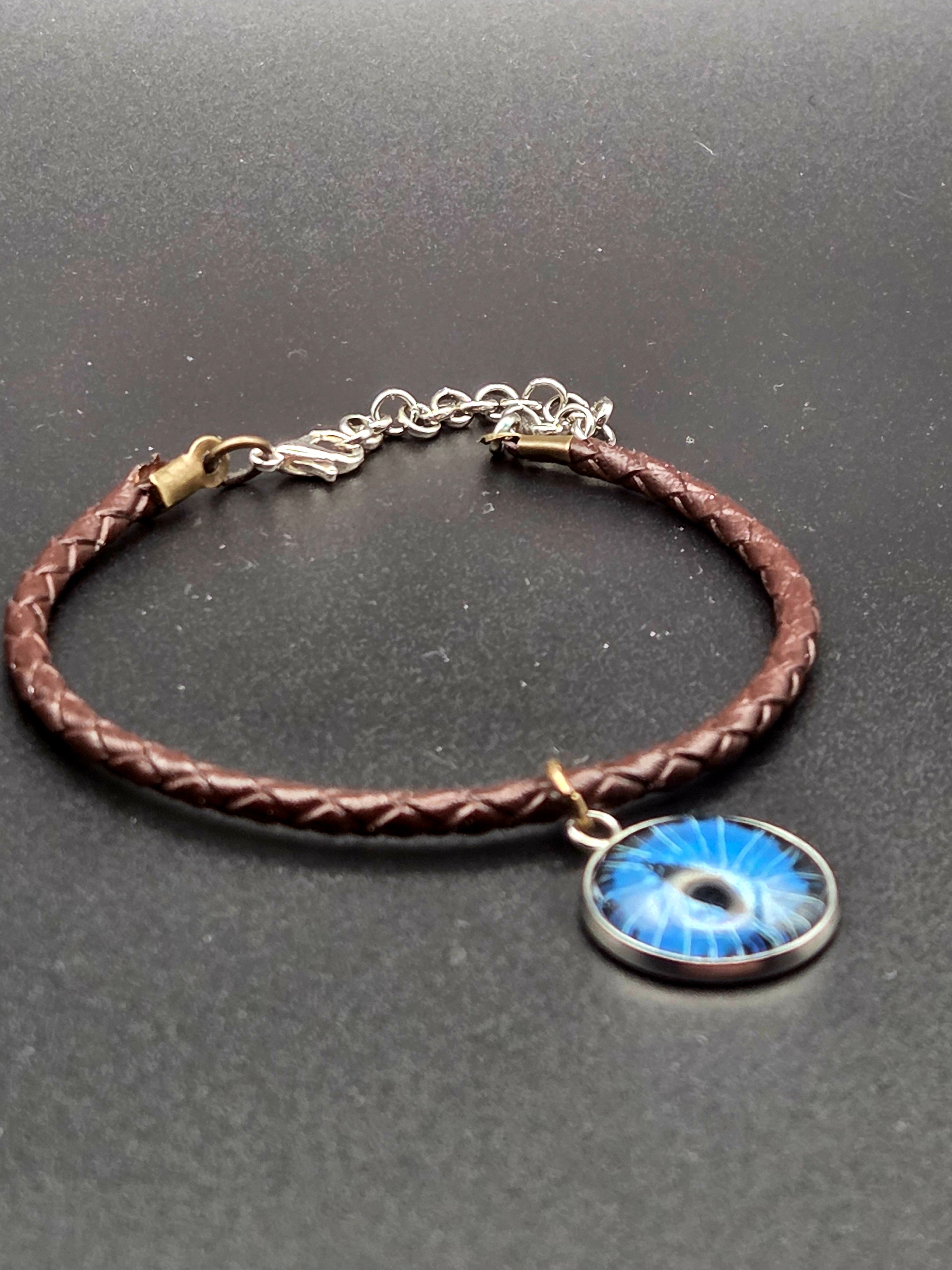 Blue dragon eye bracelet