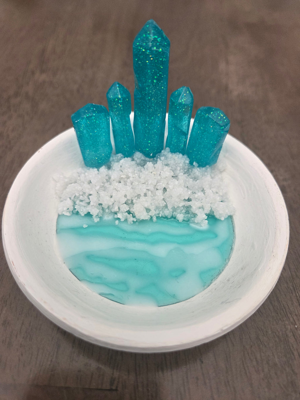 Resin Crystal Trinket Tray